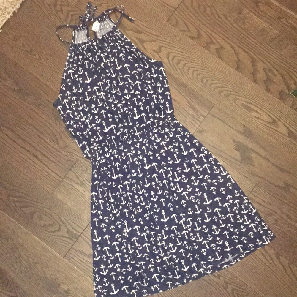 Navy Anchor Dress - Picture 6 of 8